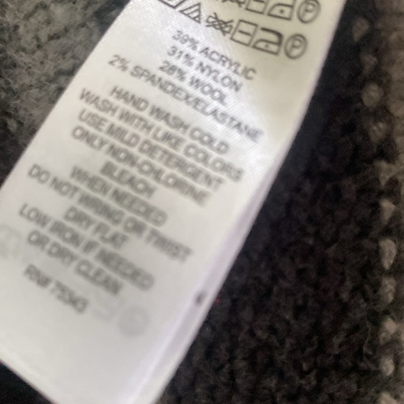 XS TAHARI wool blend hooded sweater - Picture 5 of 8